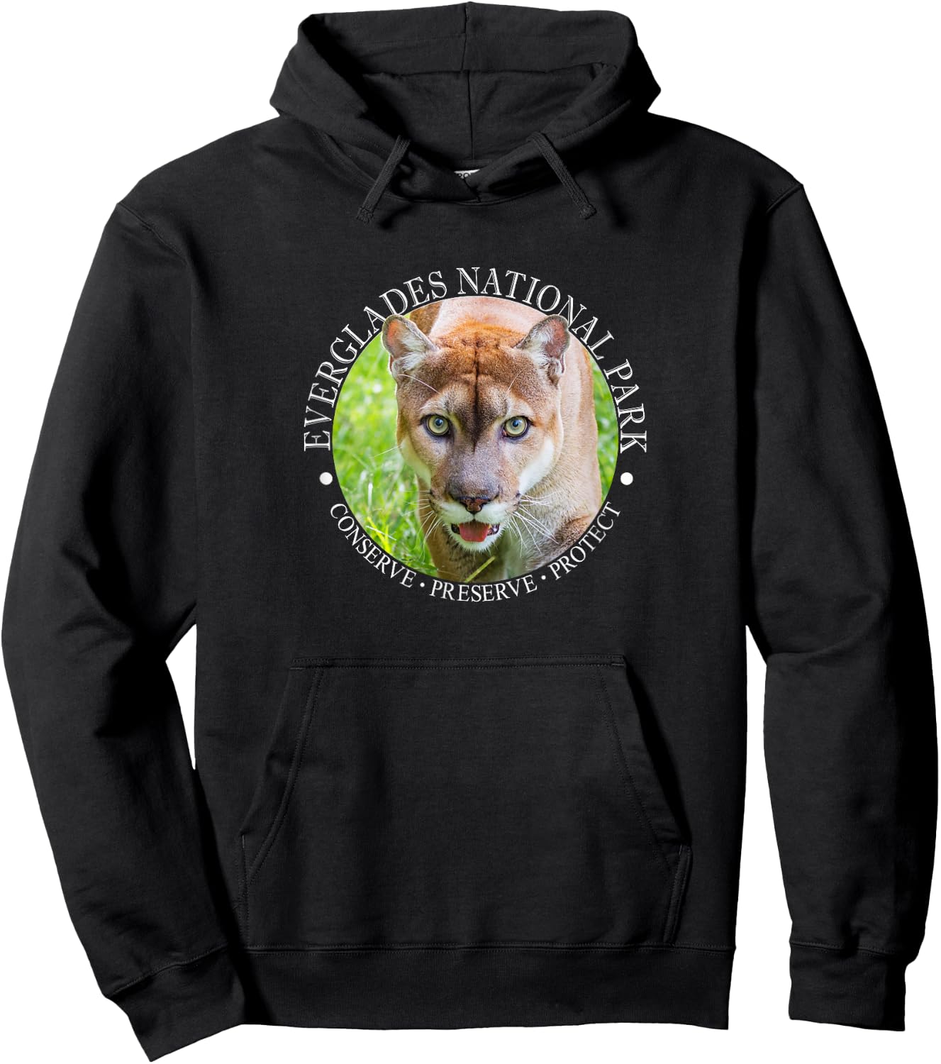 Everglades National Park Tea for Panther Lovers Florida Hoodie - Hoodie | Black