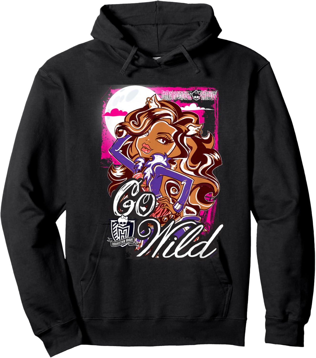Monster High Alumni - Clawdeen - Go Wild Hoodie - Hoodie | Black