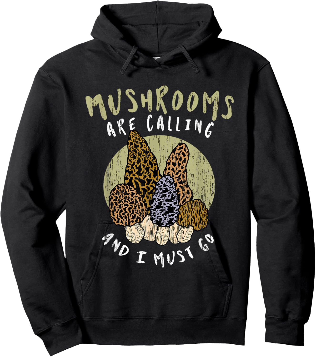 Funny Mushroom Hunting Fungi Mycologist Hiking Club Gifts Hoodie - Hoodie | Black
