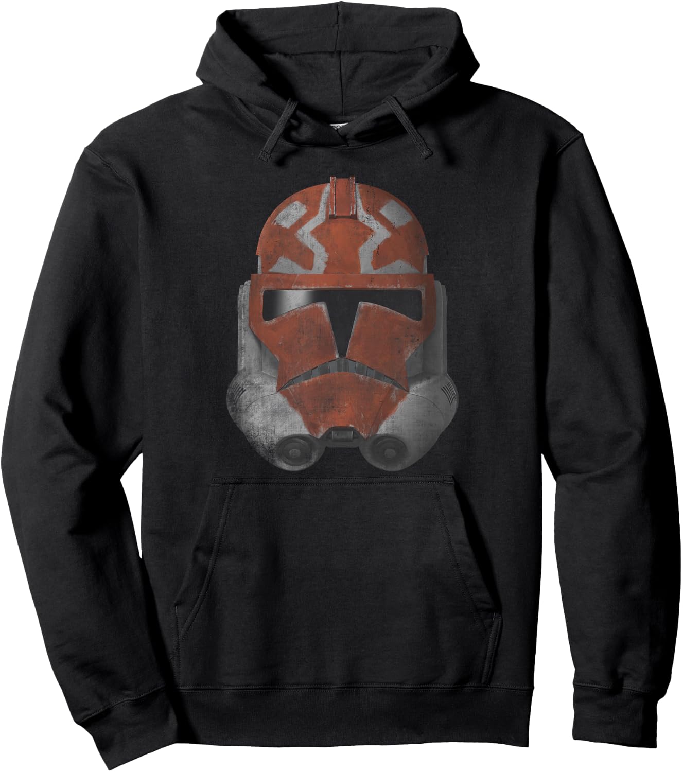 Star Wars The Clone Wars 332nd Ahsoka Trooper Distressed Hoodie - Hoodie | Black