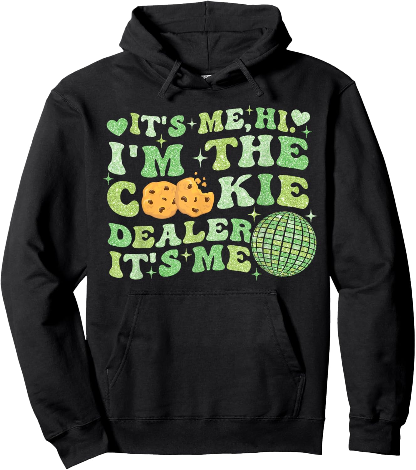It's Me Hi Im The Cookie Dealer Funny Scouting Women Girls Hoodie - Hoodie | Black