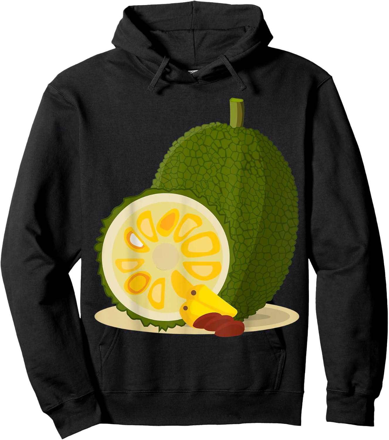Cut Jackfruit Hoodie - Hoodie | Black