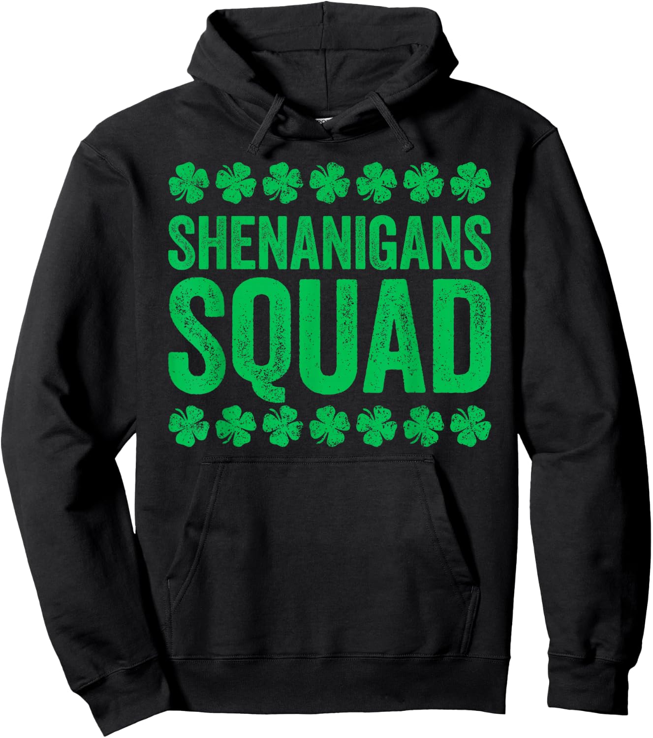 Shenanigans Squad Shirt Irish Men Women Kids St Patricks Day Hoodie - Hoodie | Black