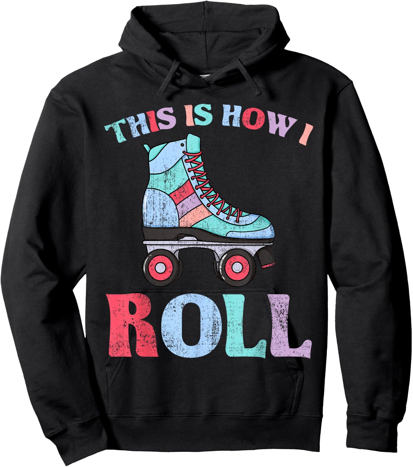 This is How I Roll Roller Skates Hoodie - Hoodie | Black