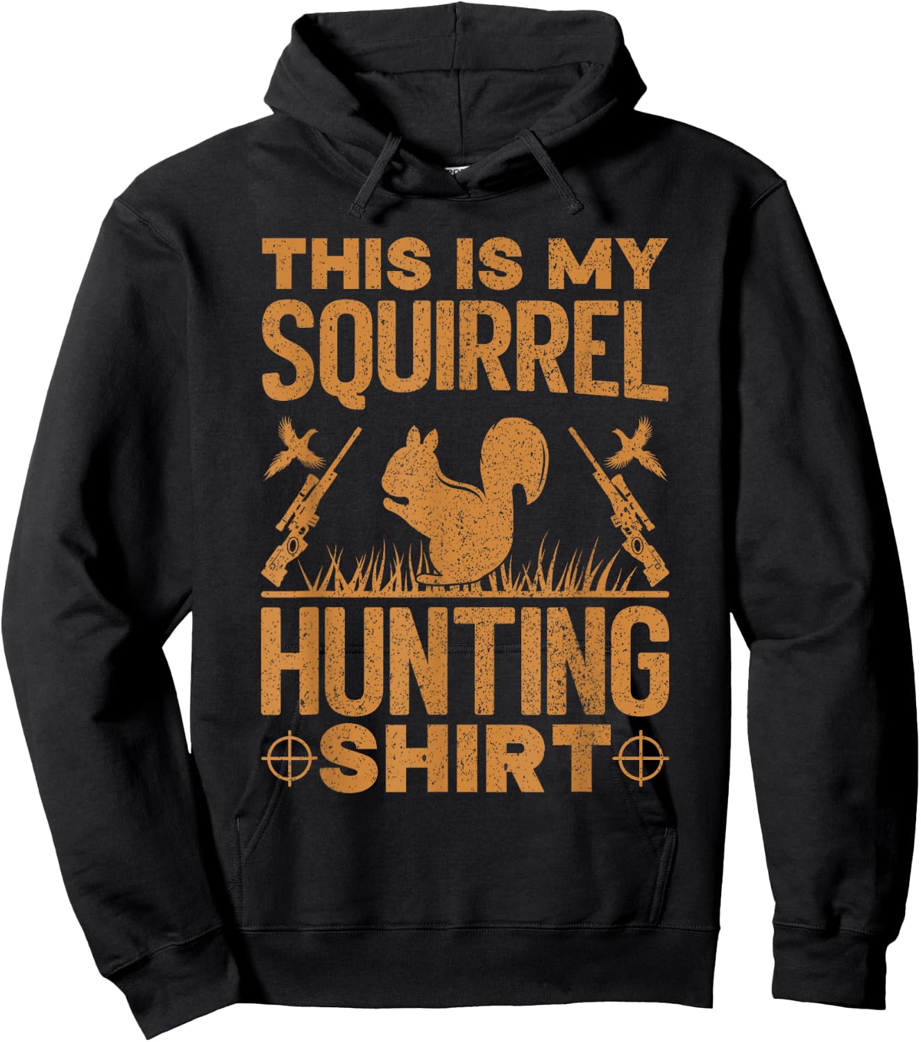 This is My Squirrel Hunting Shirt Squirrel Hunting Lover Hoodie - Hoodie | Black