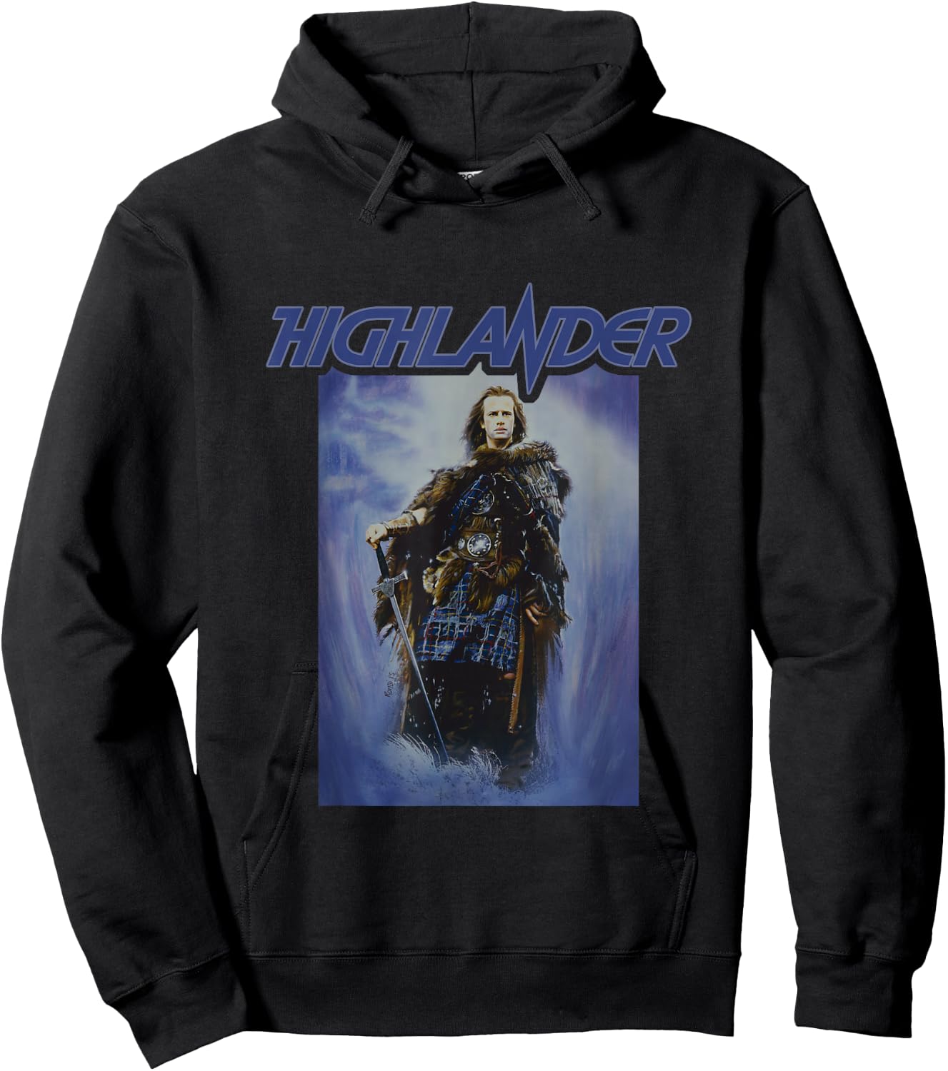 Highlander 1986 Theatrical Poster Hoodie - Hoodie | Black