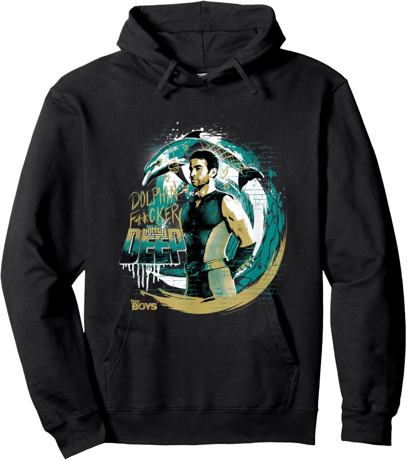 The Boys The Deep Graffiti Hoodie - Hoodie | Black