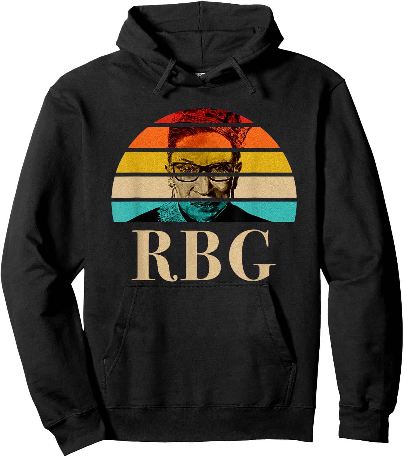 Notorious RBG Ruth Bader Ginsburg Gift Hoodie - Hoodie | Black