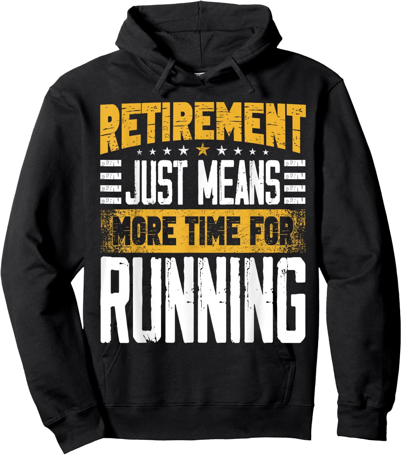 Runner Marathon Running Retired Retirement Hoodie - Hoodie | Black