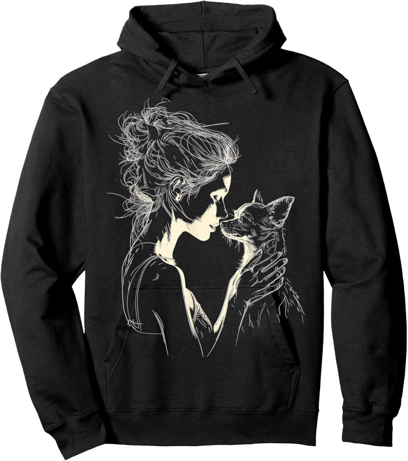 Cute Chihuahua Mom Owner Chihuahua Dog Mother's Day Hoodie - Hoodie | Black