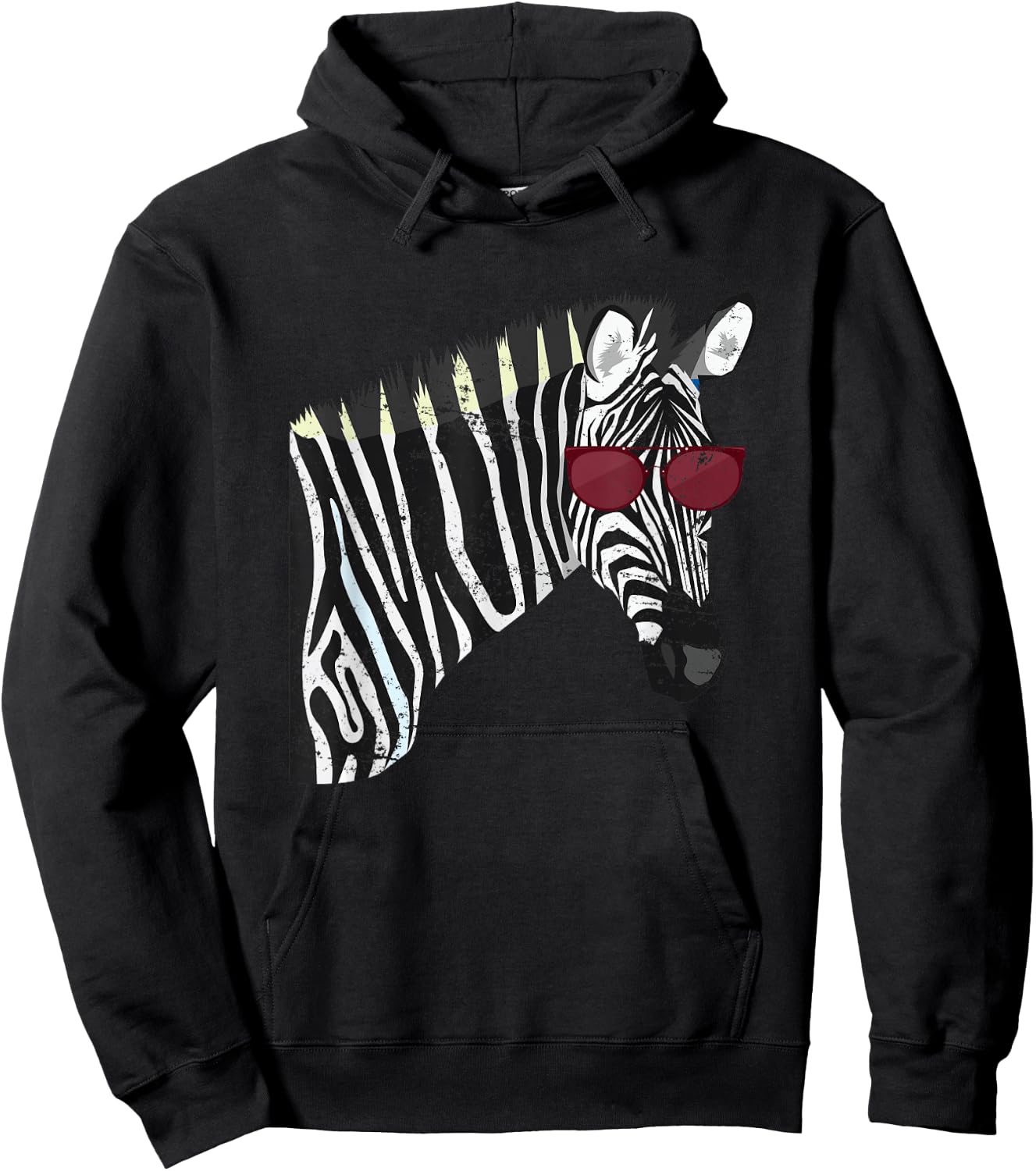 Cool Zebra Hoodie - Hoodie | Black