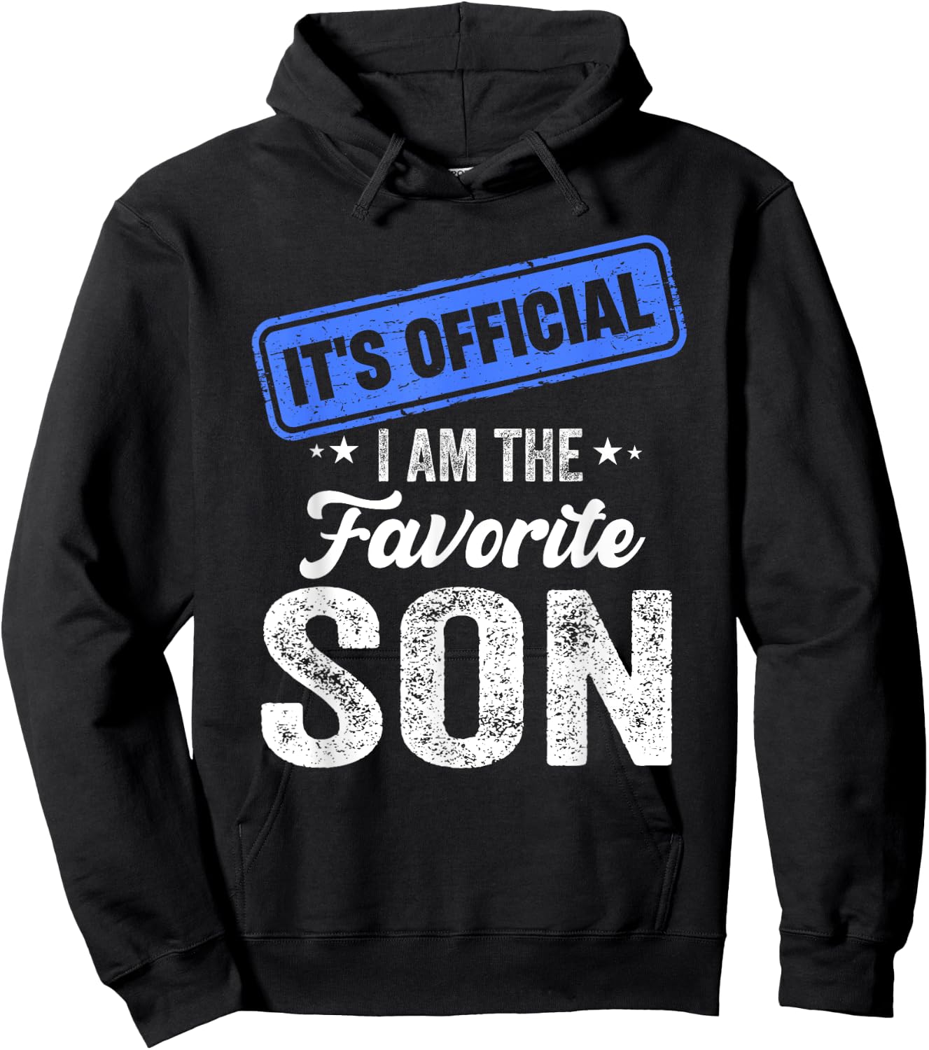 It's Official I'm the Favorite Son Hoodie - Hoodie | Black