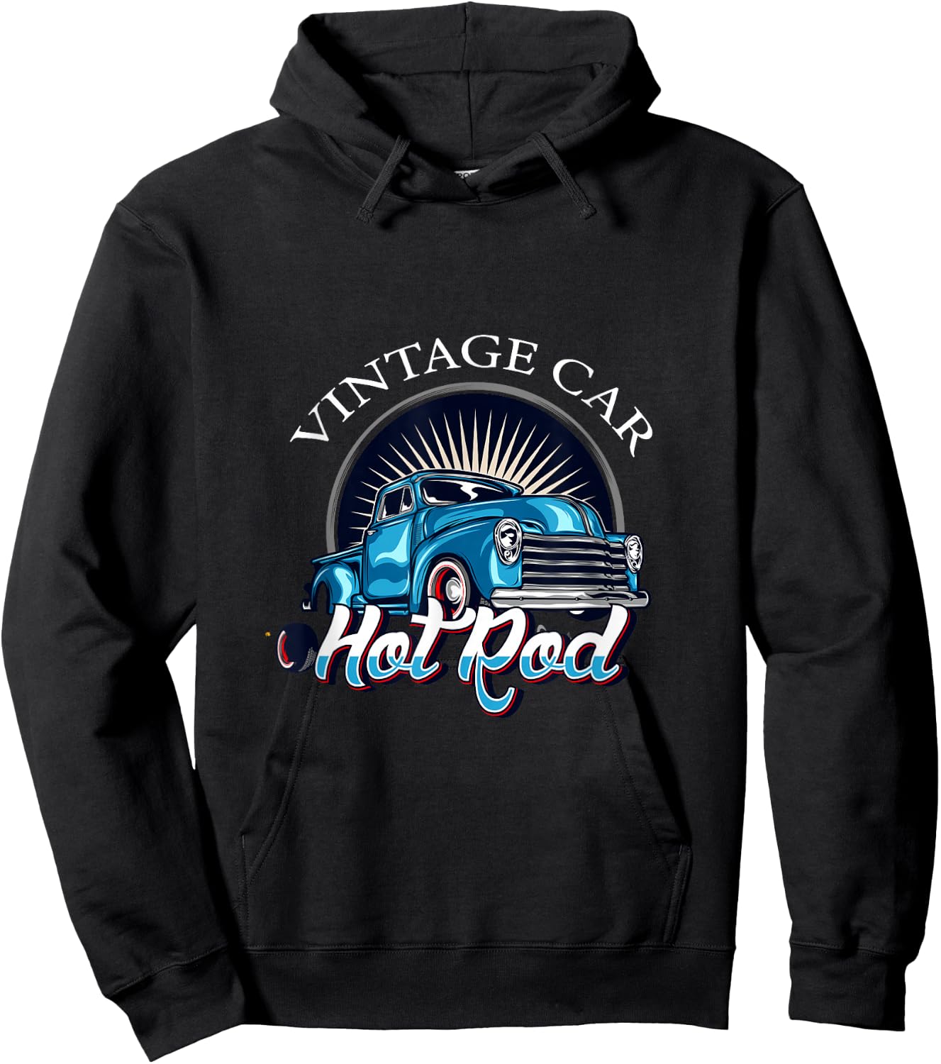 Hot Rod Tuning Muscle Modified Vehicle Custom Car Gift Hoodie - Hoodie | Black