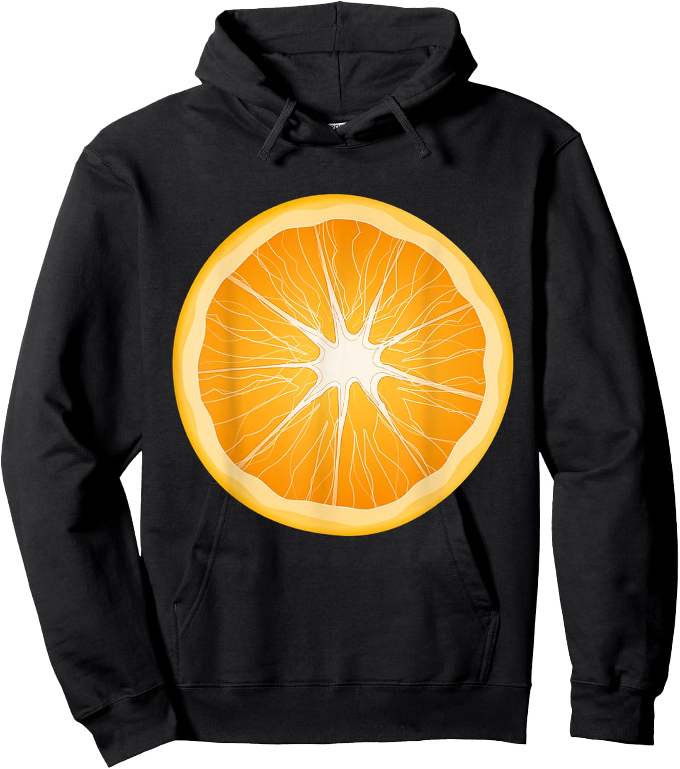 Orange Costume Easy Matching Group Halloween Men Women Hoodie - Hoodie | Black