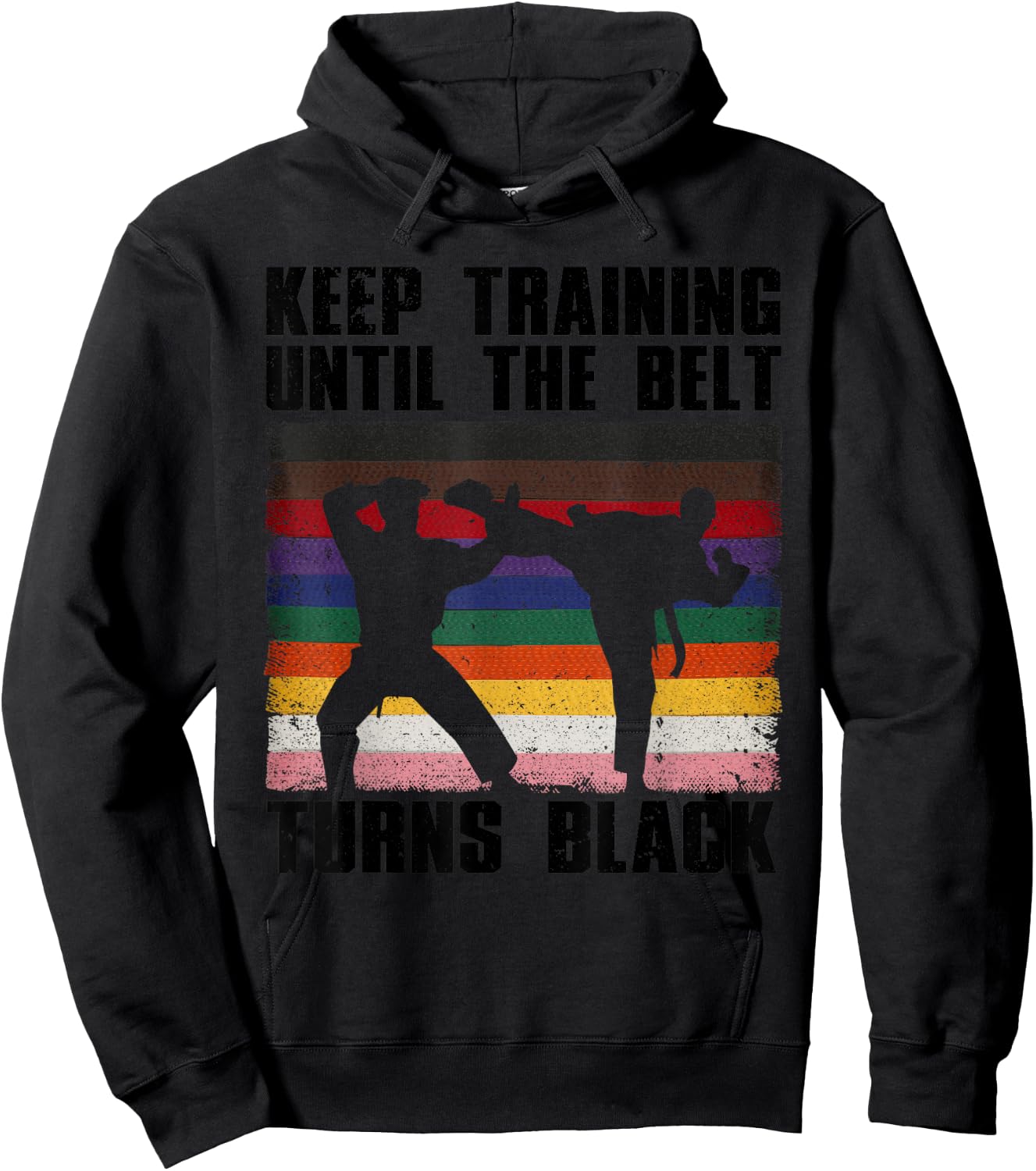 Cool Karate Art Women Martial Art Karate Black Belt Hoodie - Hoodie | Black