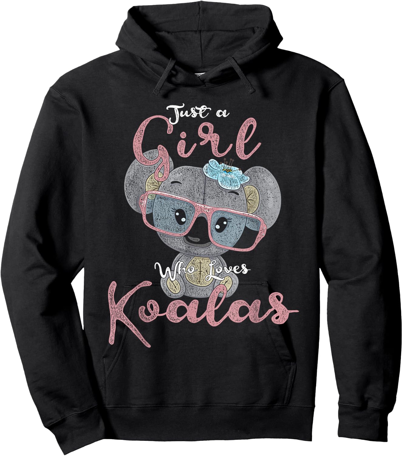 Just A Girl Who Loves Koala Hoodie - Hoodie | Black