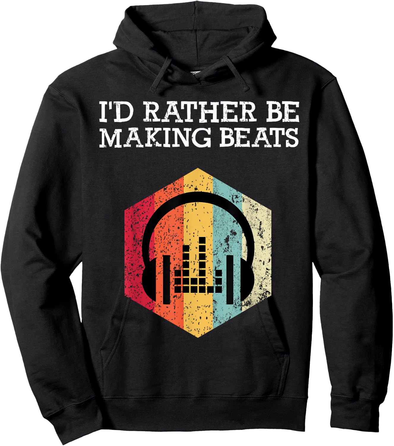 I'd Rather be Making Beats Beat Makers Music Producer Hoodie - Hoodie | Black