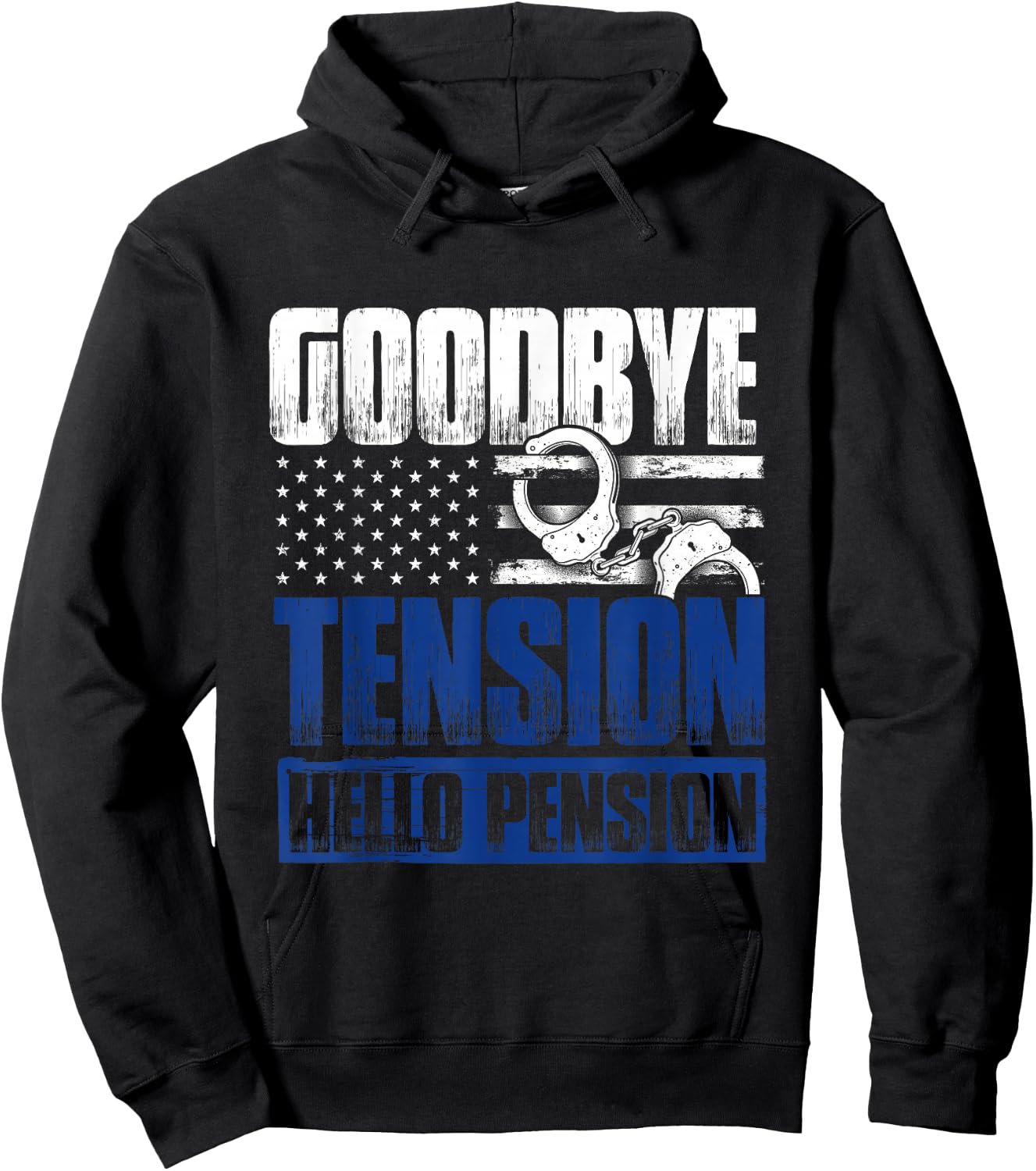 Funny Retired Policeman Gift Law Enforcement Police Hoodie - Hoodie | Black