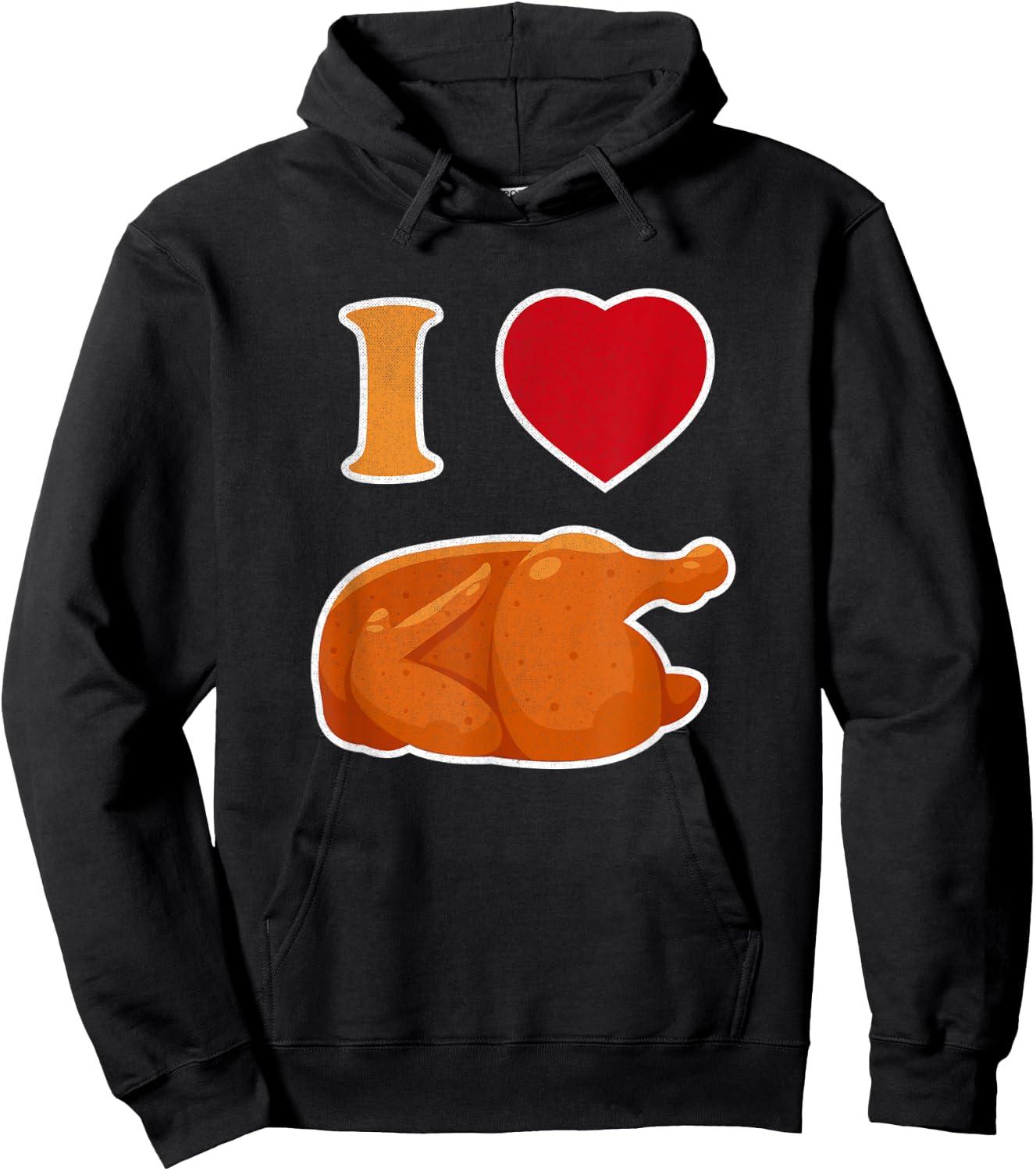 Funny I Love Rotisserie Chicken | Roasted Chicken Lover Hoodie - Hoodie | Black