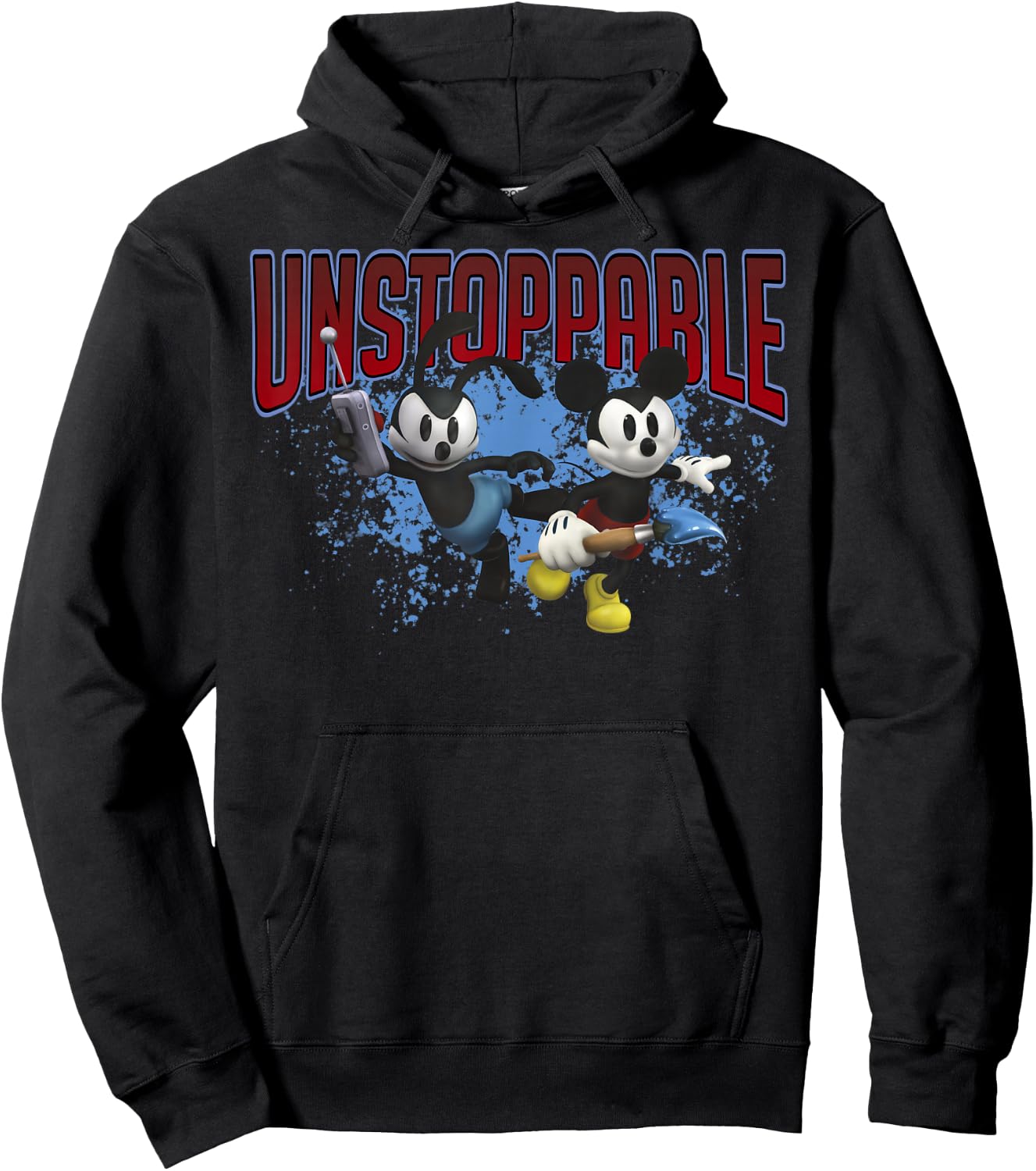Disney Epic Mickey Unstoppable Group Portrait Hoodie - Hoodie | Black