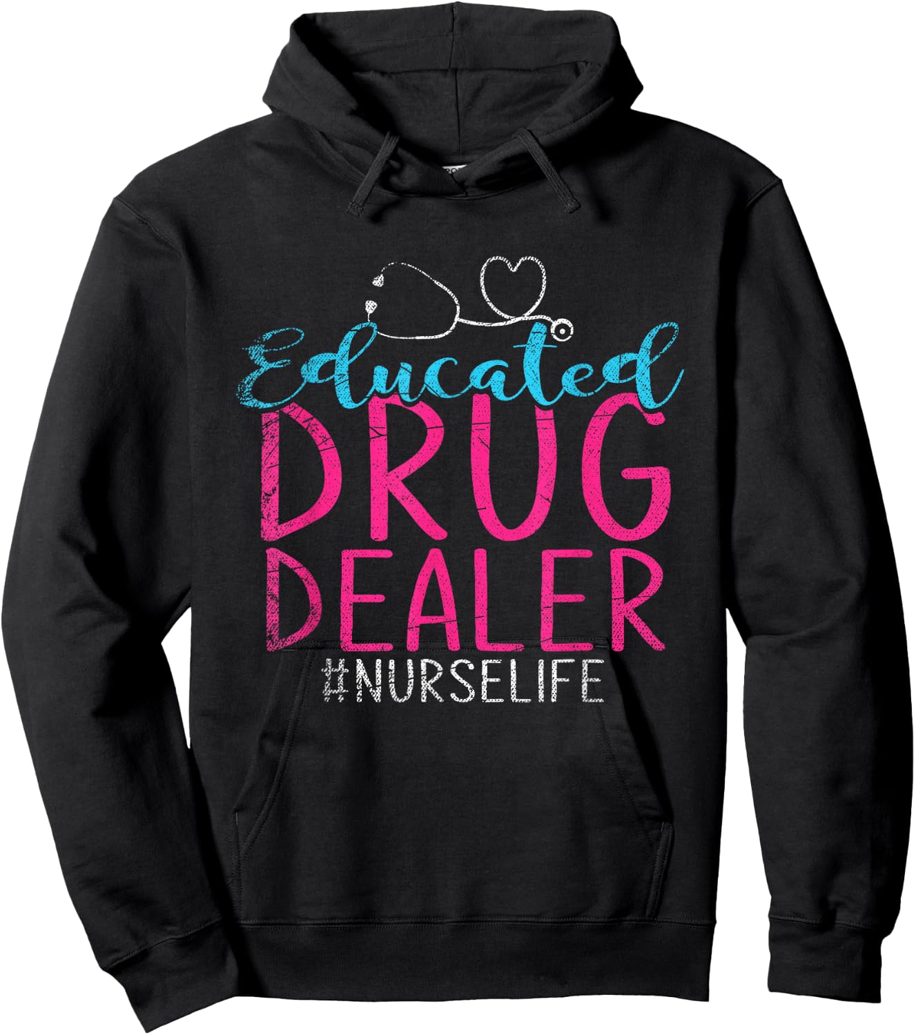 Trained Drug Dealer Nurse Hoodie - Hoodie | Black