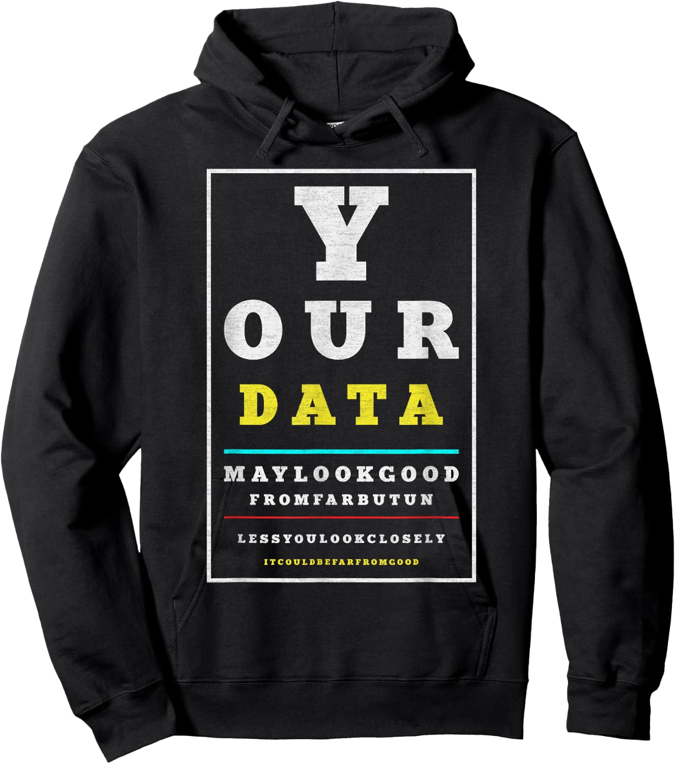 Data Analytics Data Engineering Funny Data Scientist Joke Hoodie - Hoodie | Black