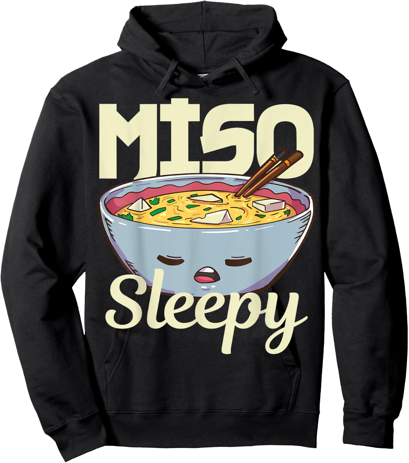 Miso Anime Japanese Food Lover Gift Hoodie - Hoodie | Black