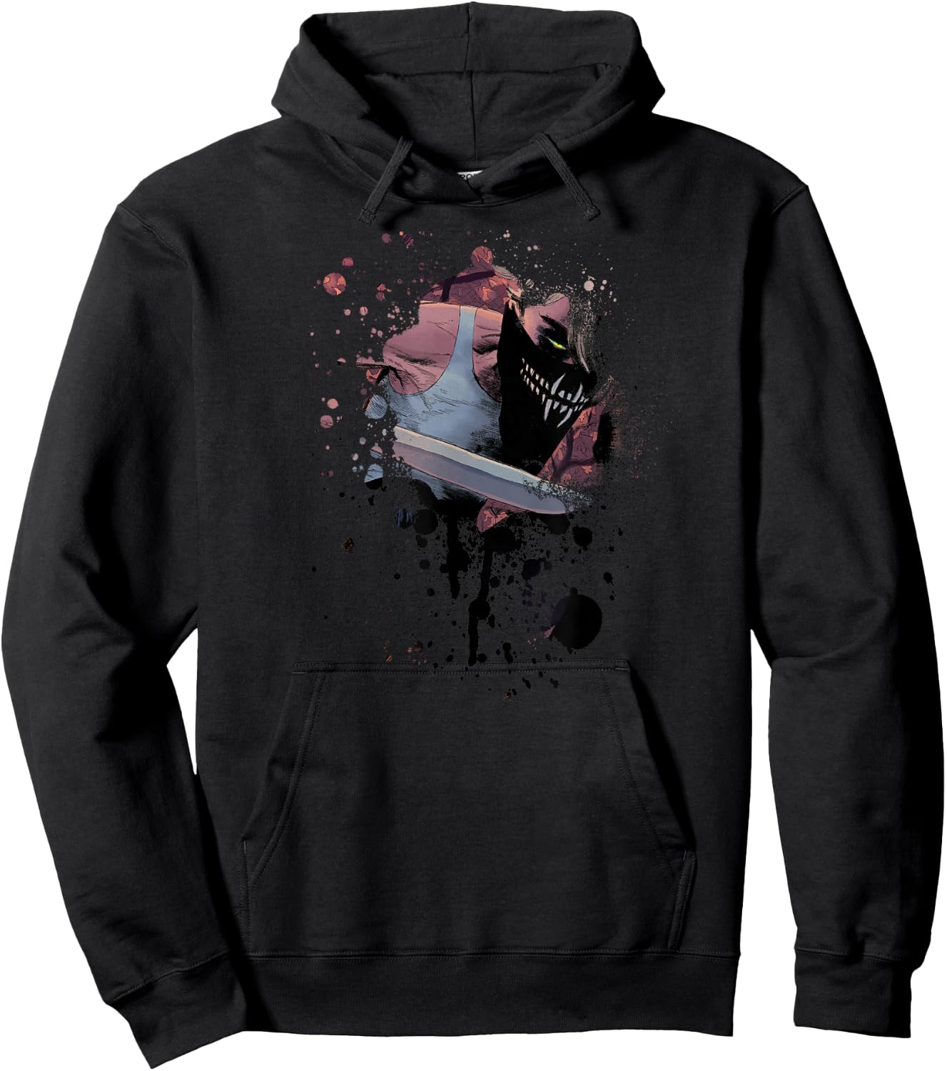 SIKTC Erica Slaughter Splatter Hoodie - Hoodie | Black