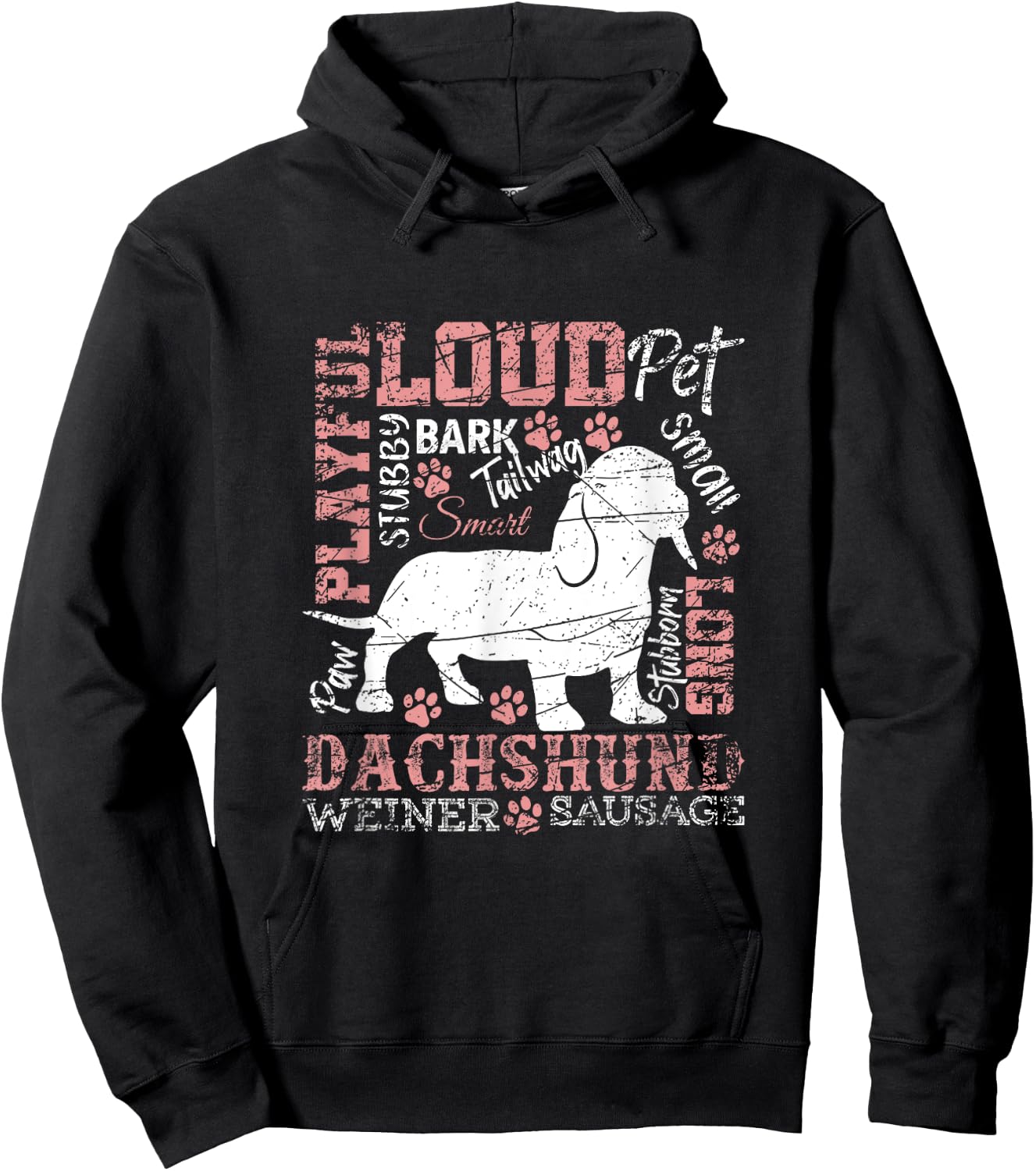 Animal & Gifts Dachshund Hoodie - Hoodie | Black