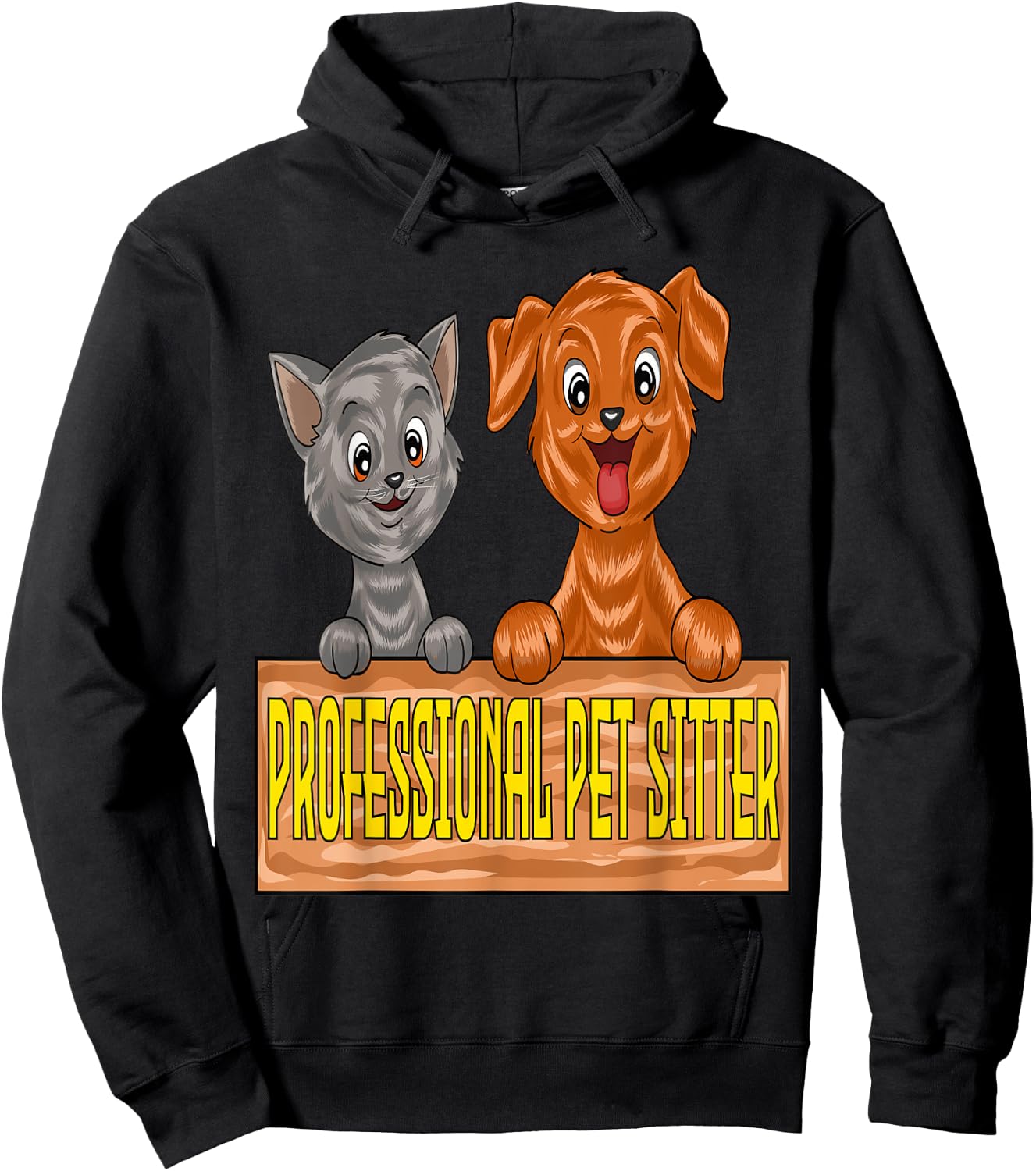 Professional Pet Sitter Hoodie - Hoodie | Black