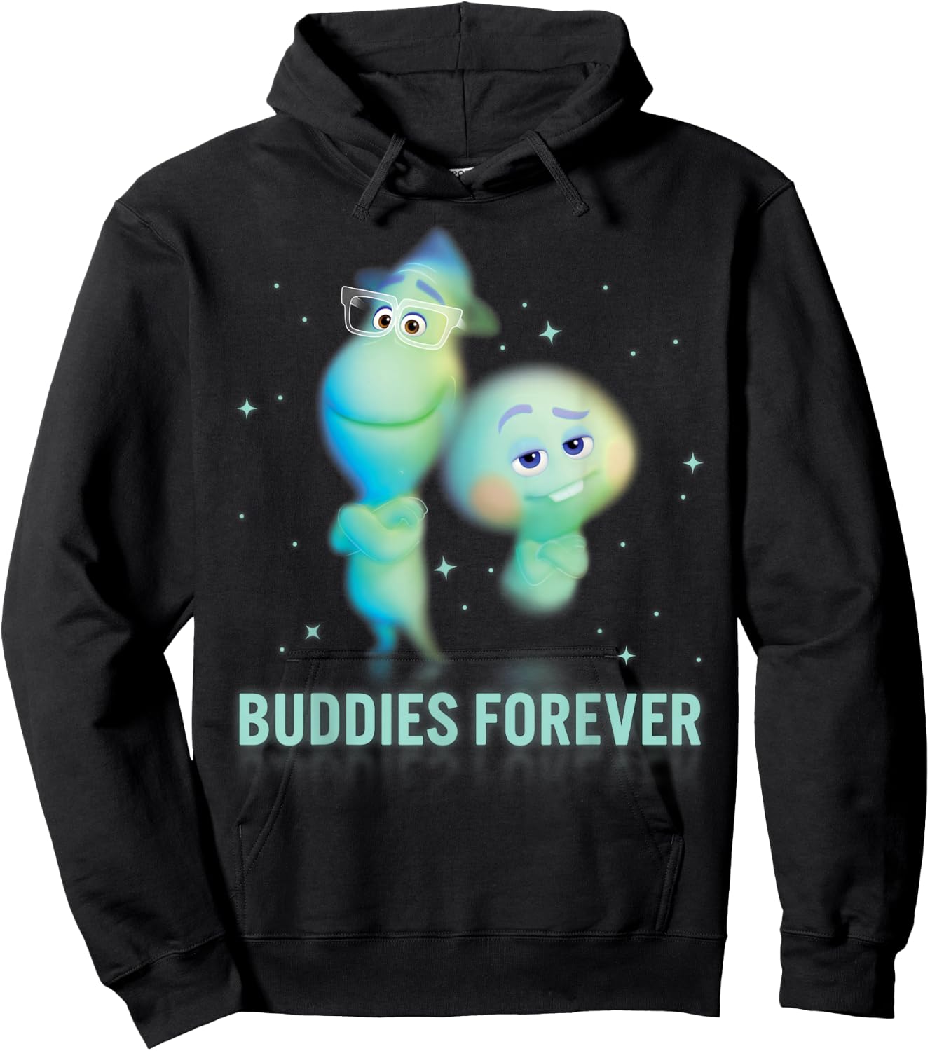 Disney Pixar Soul Buddies Forever Stars Friendship Pose Hoodie - Hoodie | Black