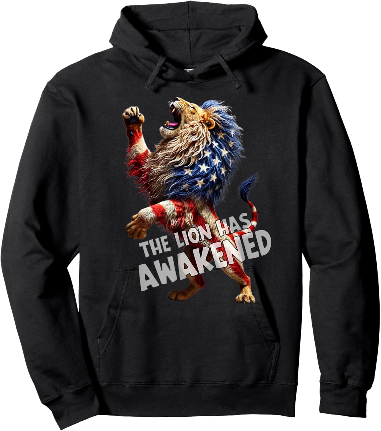 The Lion Has Awakened. Fear the Roar Hoodie - Hoodie | Black