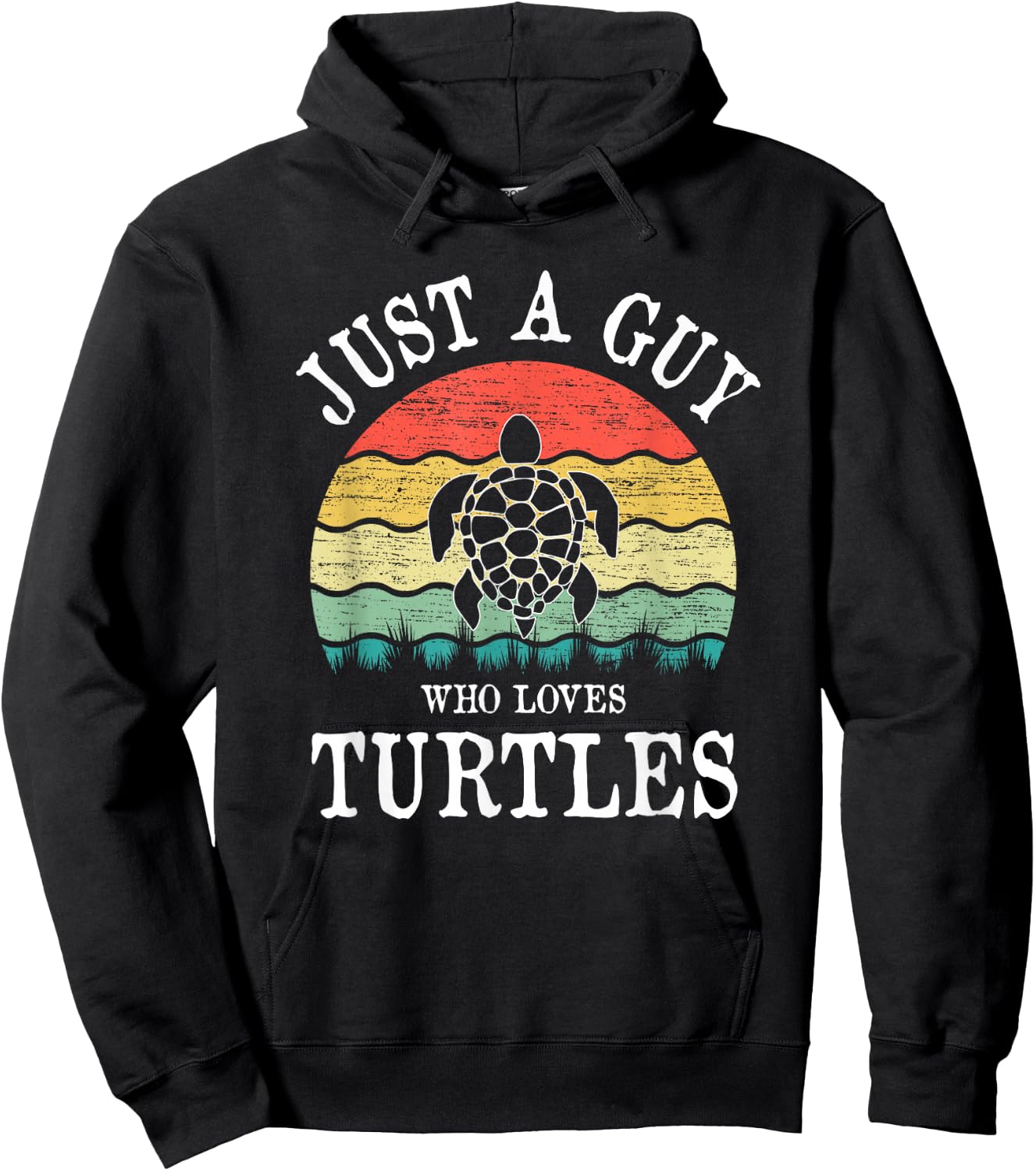 Just A Guy Who Loves Turtles Hoodie - Hoodie | Black