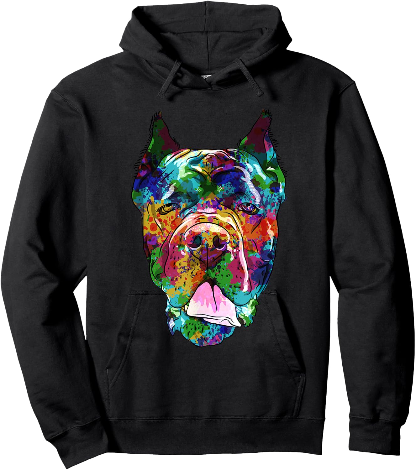 Cane Corso Silhouette Dog Italian Mastiff Men Women Kids Hoodie - Hoodie | Black