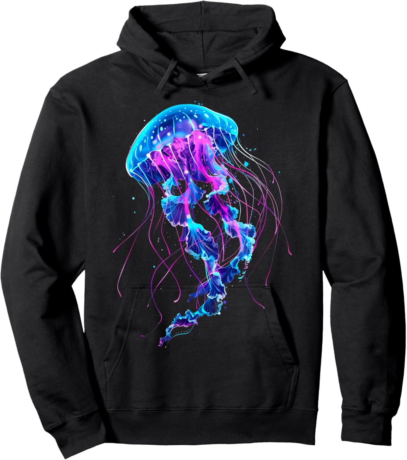 Jellyfish Marine Mammal Ocean Sea Animal Sea Ocean Jellyfish Hoodie - Hoodie | Black