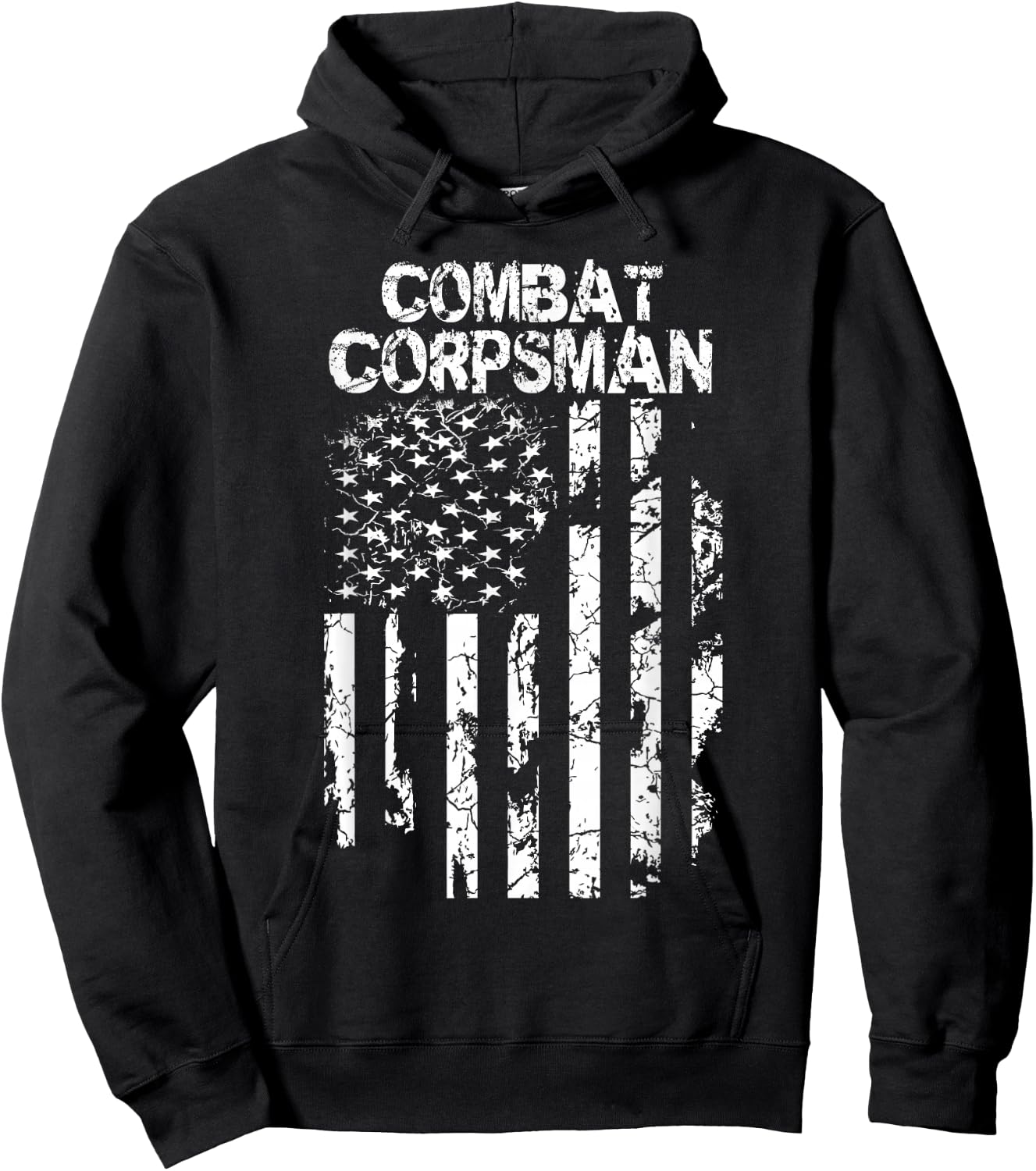 Military Co. Combat Corpsman Lightweight Black Hoodie - Hoodie | Black