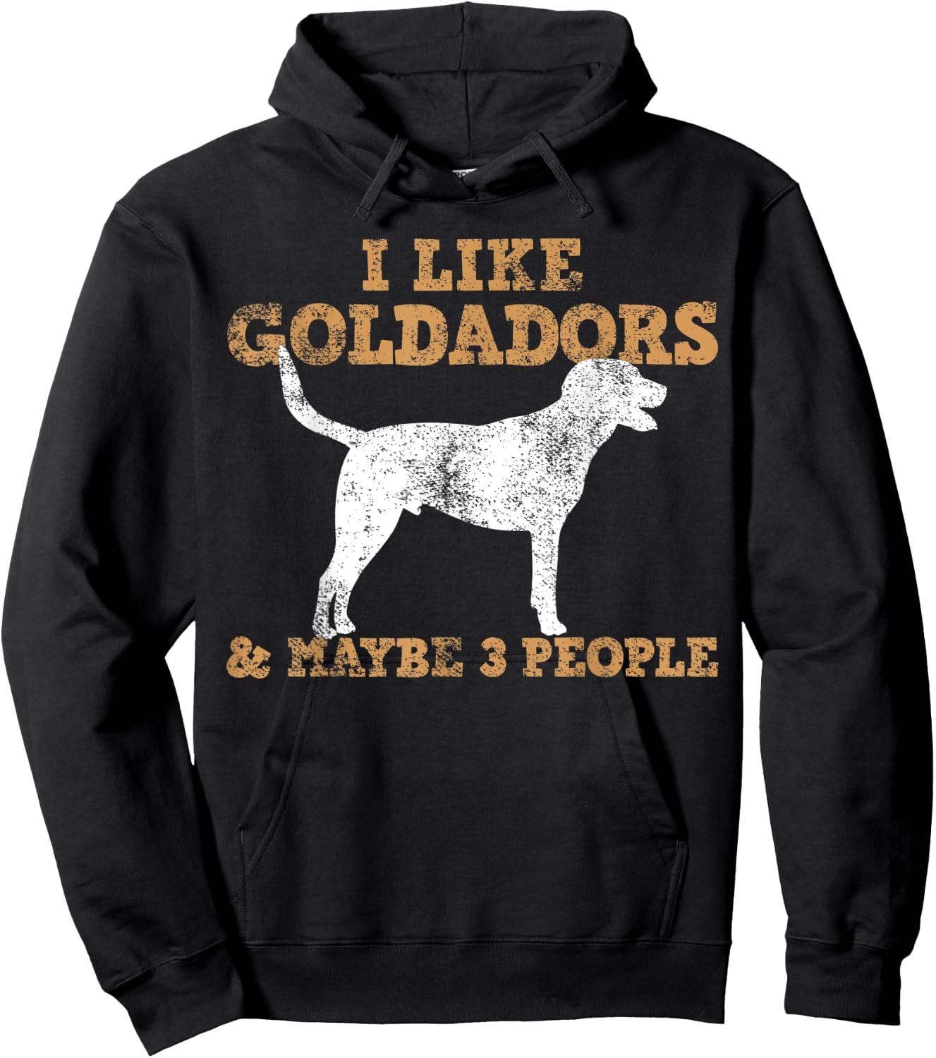 Goldador Labrador Hoodie - Hoodie | Black