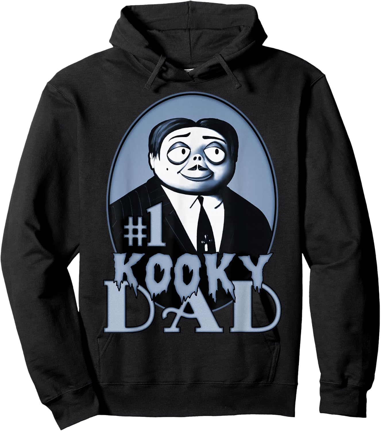 The Addams Family Father's Day Gomez Number One Kooky Dad Hoodie - Hoodie | Black