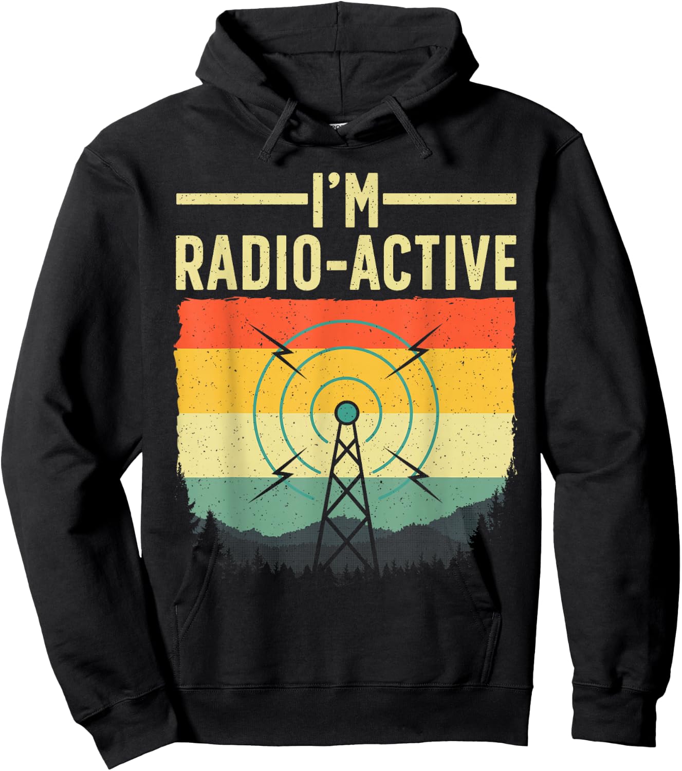 Cool Ham Radio Art Women Ham Operator Amateur Radio Hoodie - Hoodie | Black