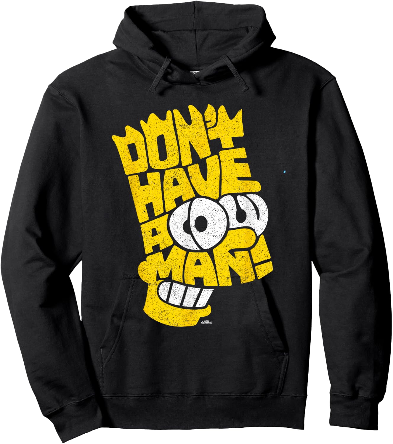The Simpsons Bart Simpson Don't Have A Cow Man Hoodie - Hoodie | Black