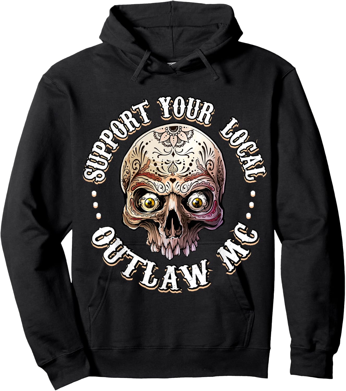 Support Your Local Outlaw 06 Hoodie - Hoodie | Black