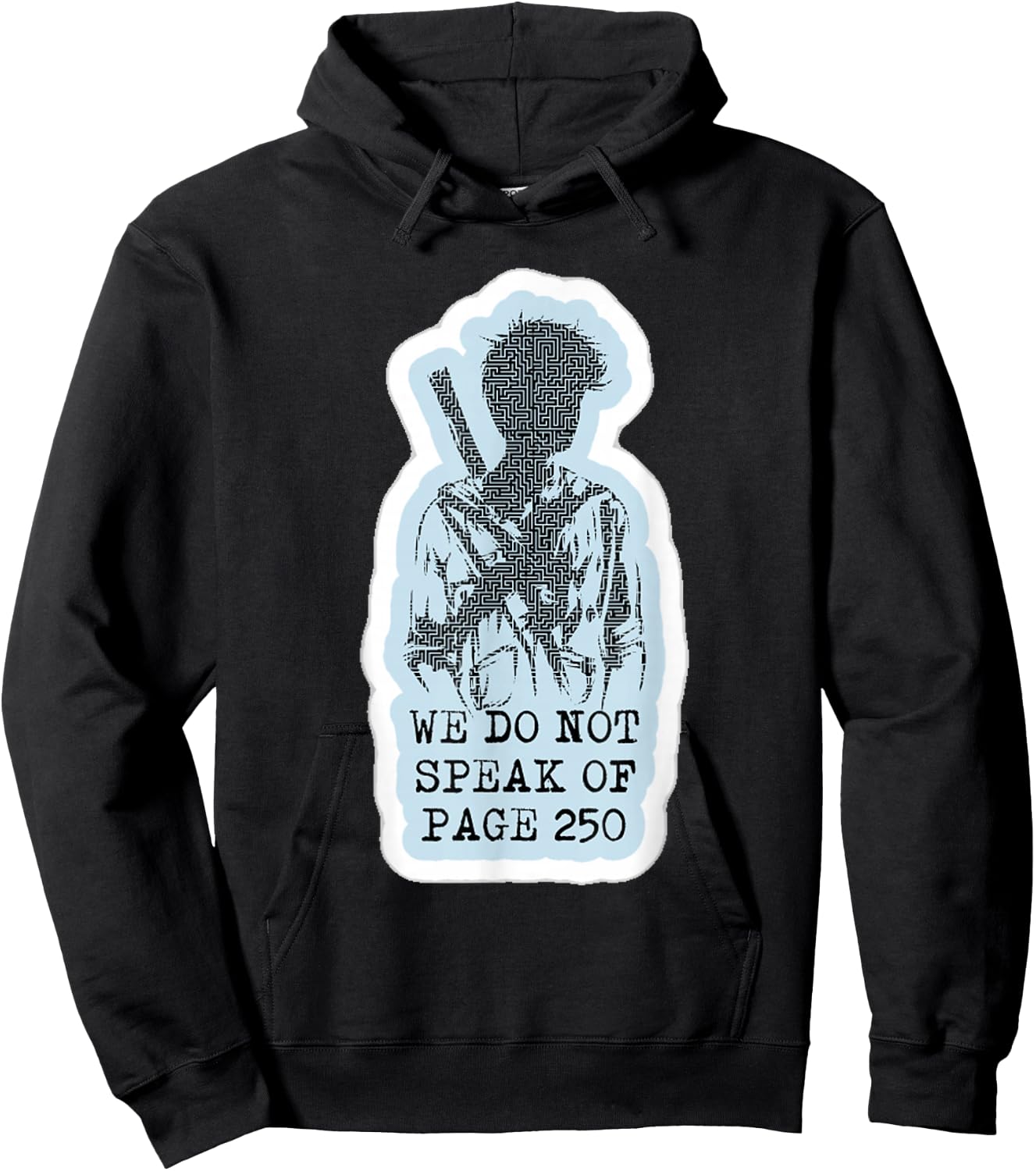 We Don't Speak on Page 250. Hoodie - Hoodie | Black