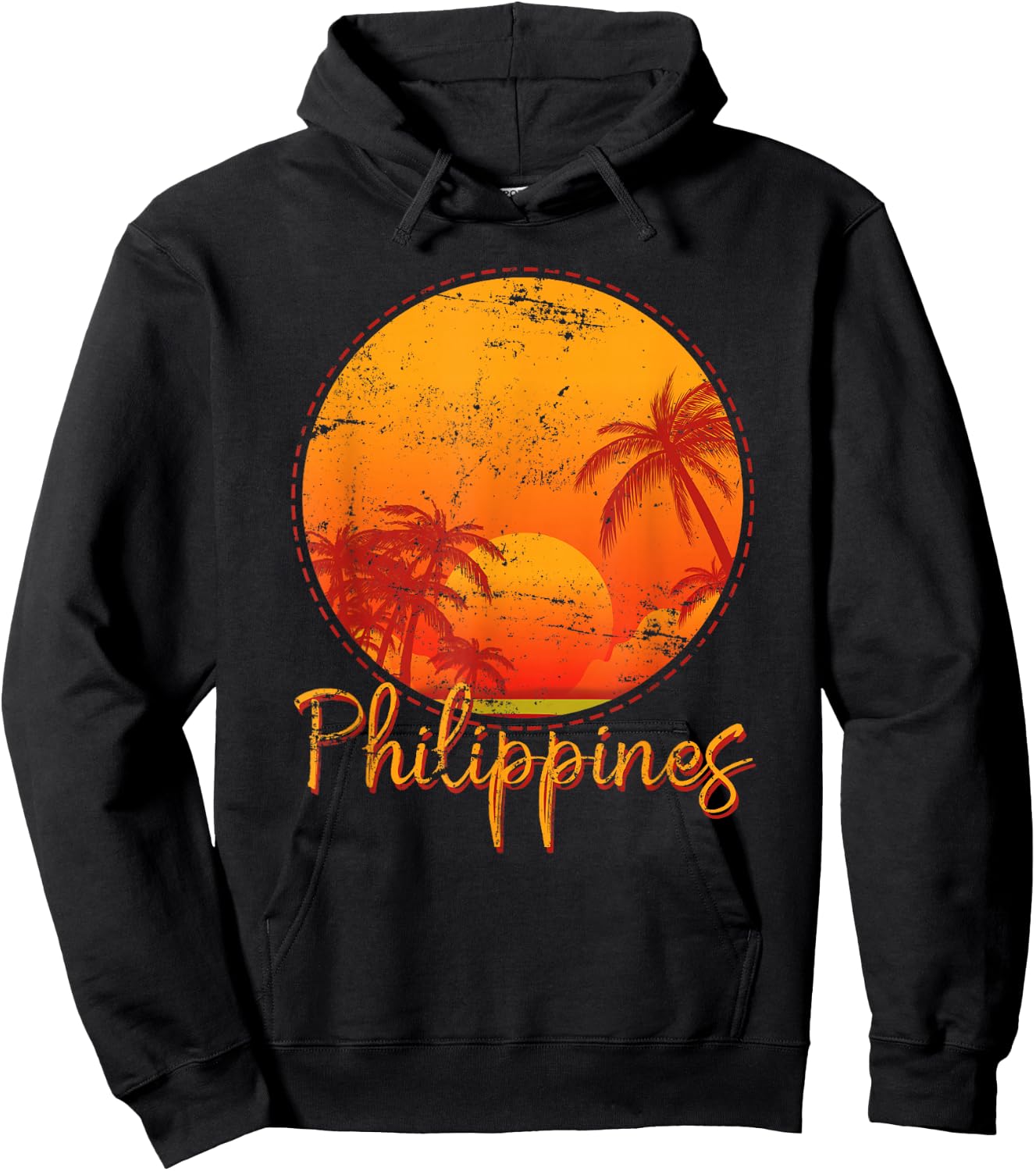 Sunset Manila Asia Philippines Hoodie - Hoodie | Black