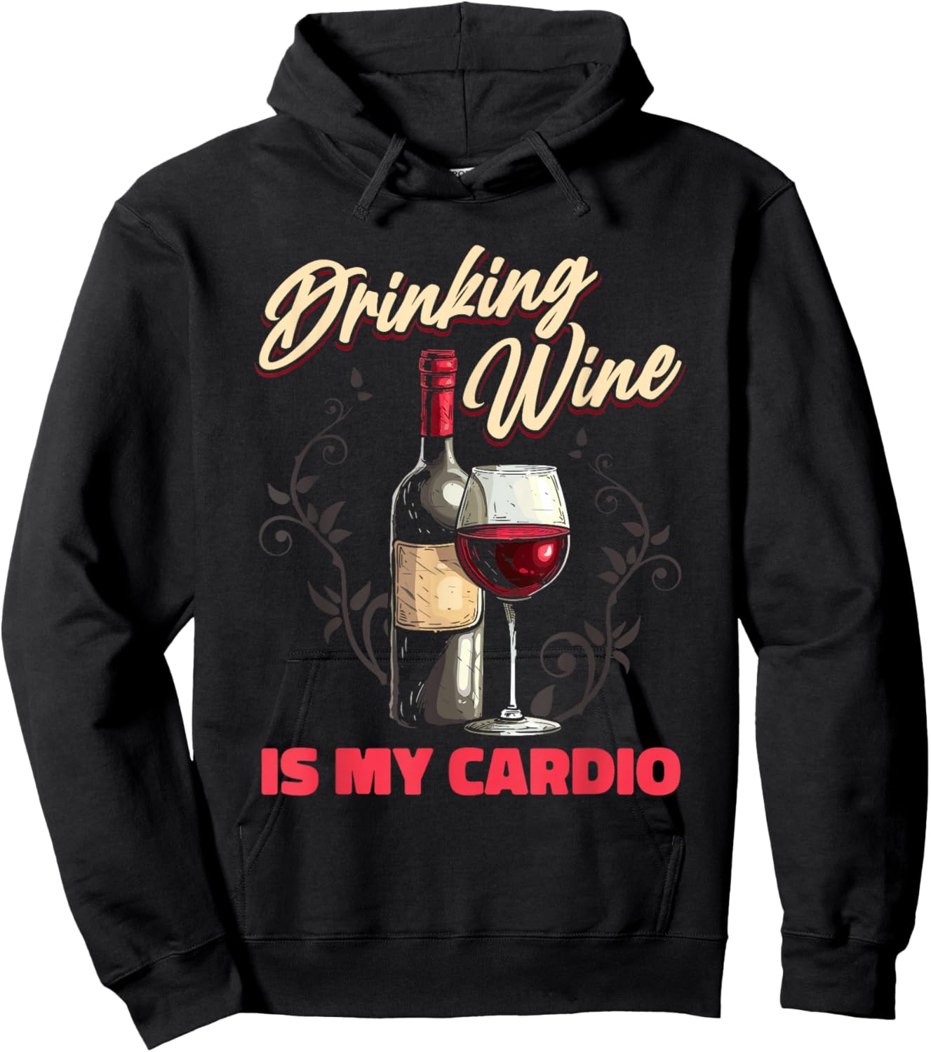 Wine - Vines Sommelier White Wine Red Wine Winemaker Hoodie - Hoodie | Black