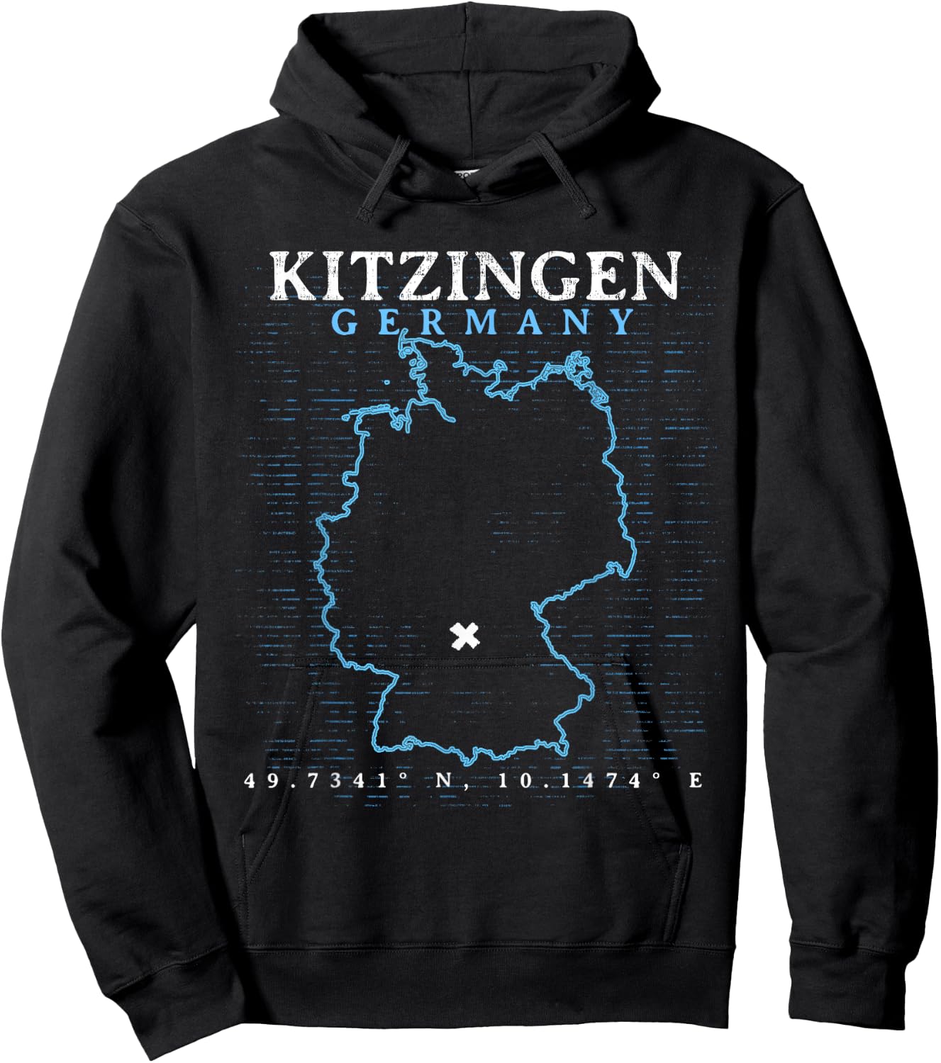 Germany Kitzingen Hoodie - Hoodie | Black