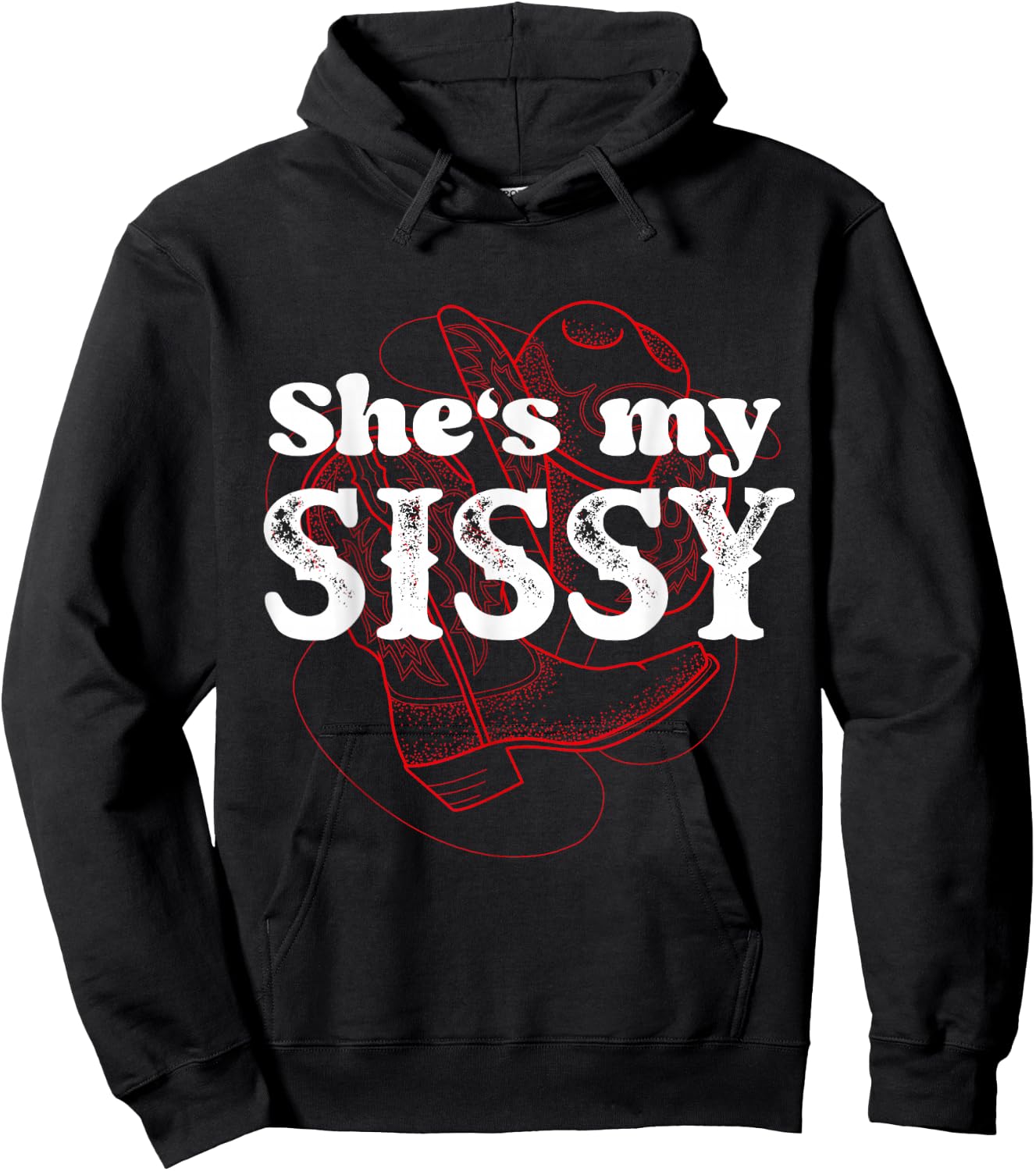 Texas Bud Texas Sissy Square Dance Couple Rodeo Hoodie - Hoodie | Black