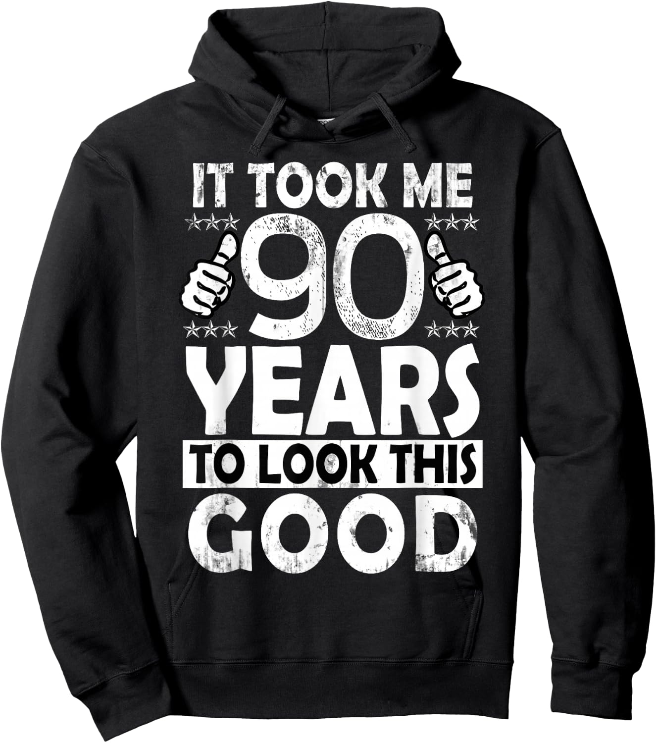 It Took Me 90 Years to look this Good Funny 90Year Old Gift Hoodie - Hoodie | Black