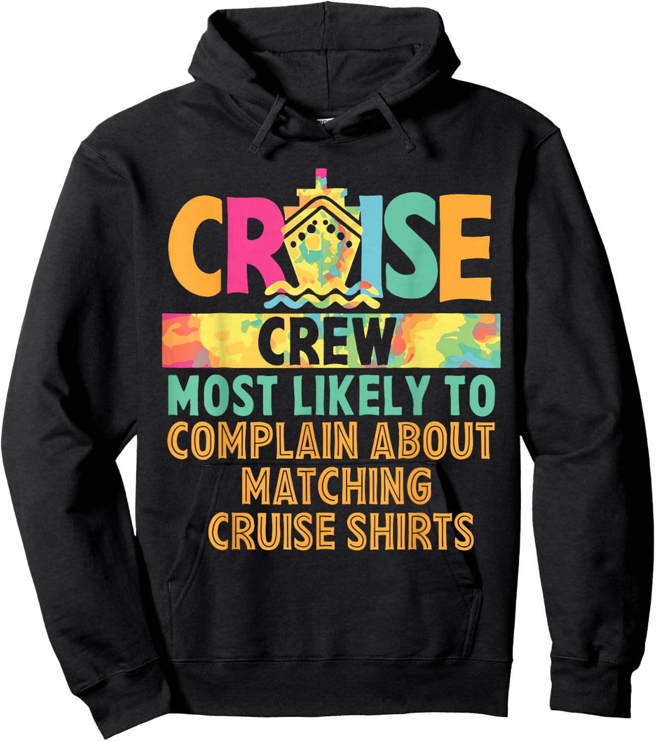 Cruise Crew Most Likely To... Hawaii Summer Vacation Funny Men Women Girls Kids Hoodie - Hoodie | Black