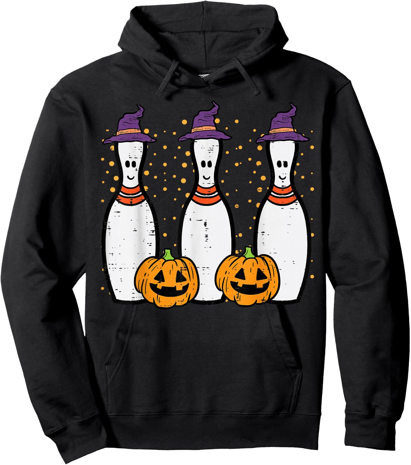 Halloween Bowling Costume Bowler Men Women Kids Boys Youth Hoodie - Hoodie | Black