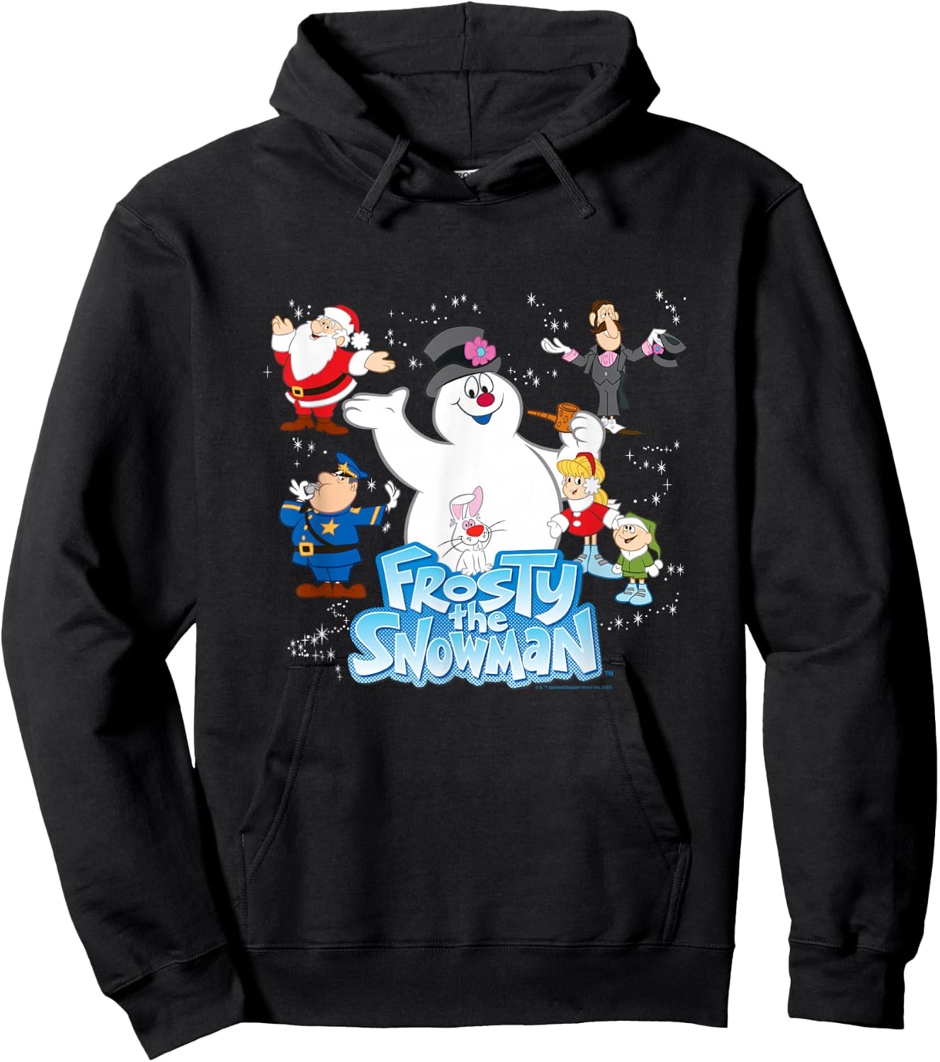 Frosty The Snowman - Frosty Cast Hoodie - Hoodie | Black